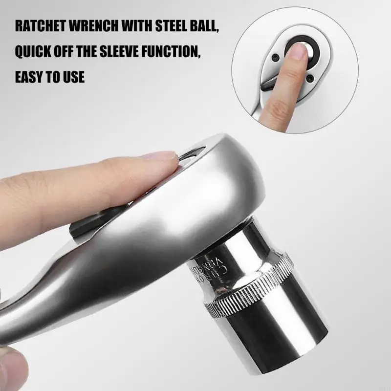   Slip-Resistant Grip Hand Fastening Tool, 24-Tooth Manual Turning Design for Everyday Repair, Assembly, and Service Use
