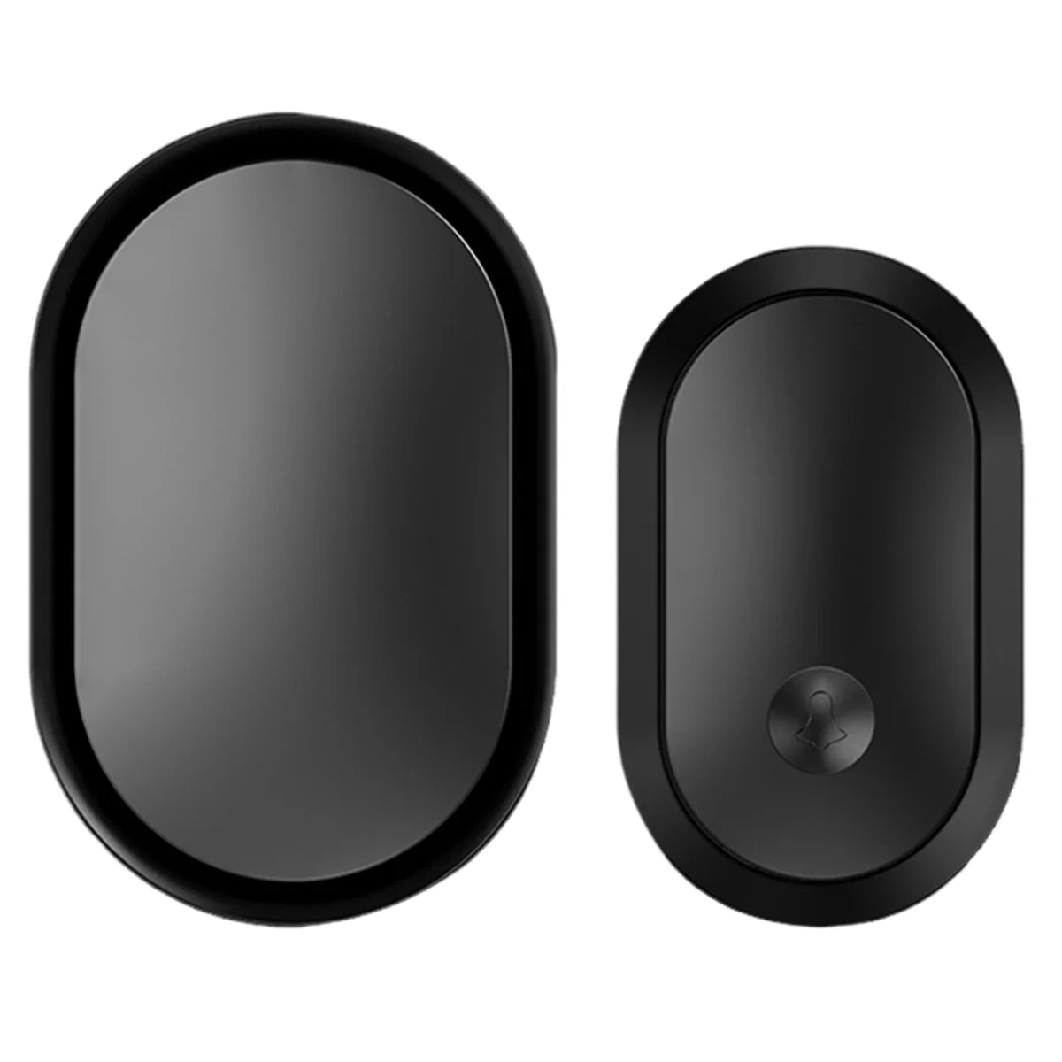 300M Wireless Doorbell Home Waterproof Battery Powered Smart Home Door Bell Chime Kit Black