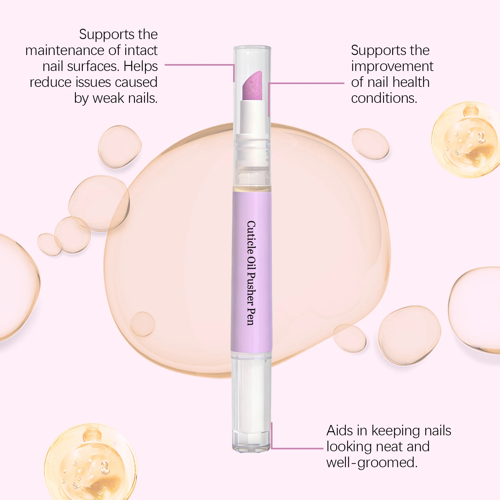 AMZ Nail Keratin Layer Nail Care Oil Pen, Moisturizing And Hydrating The Nail Surface, Daily Care Portable Nail Care Oil Pen