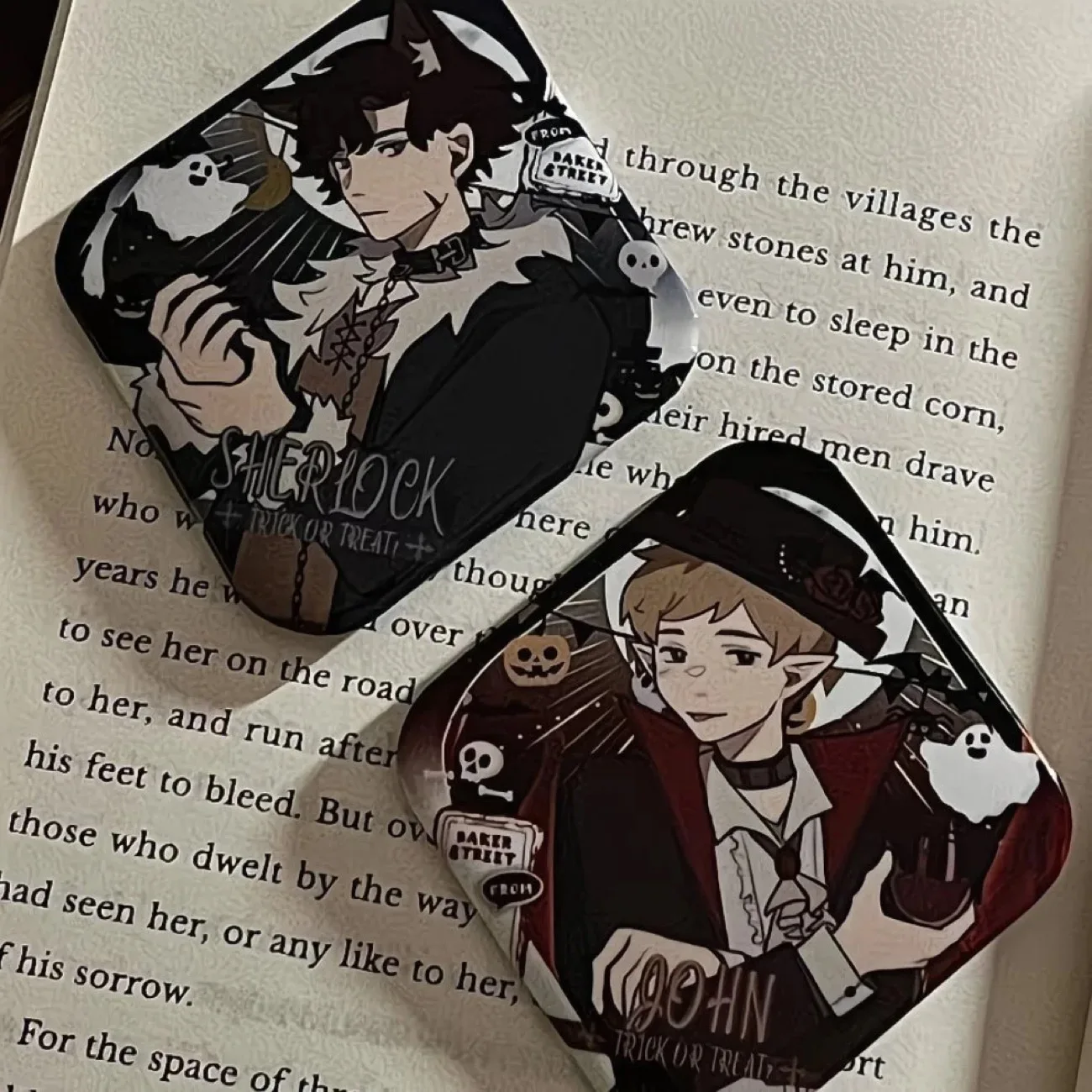 

Animation Shylock Fuhua double flash bar around cosplay series badges anime homemade brooch millet square