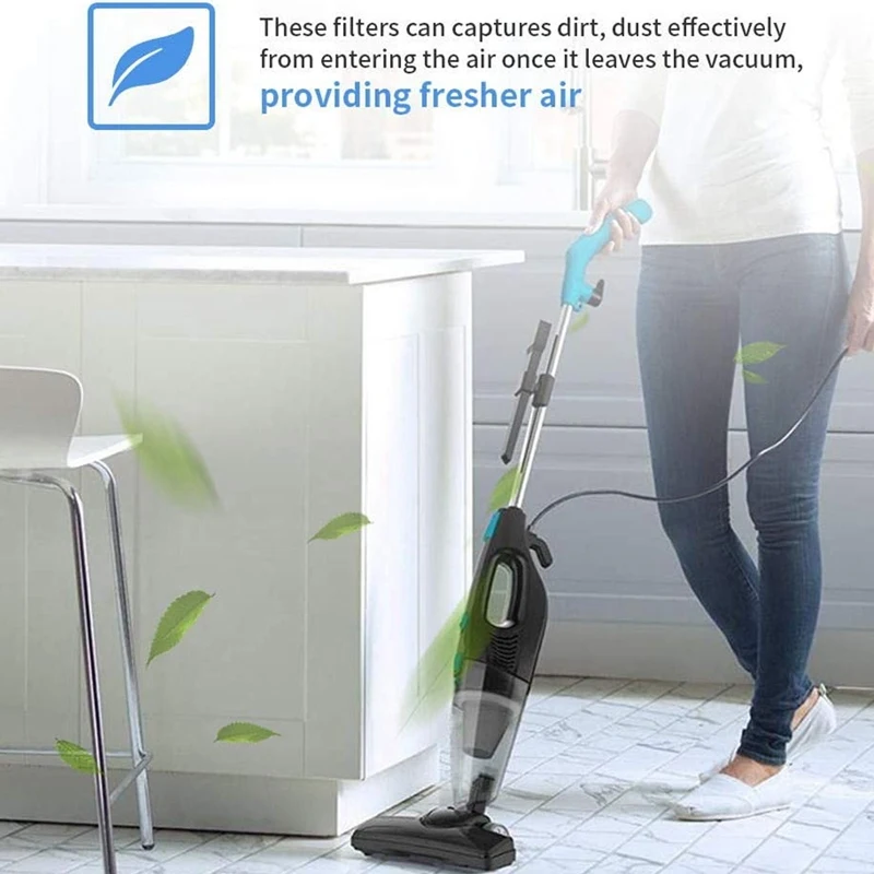 4 Set Replacement Filter For Eureka NES215A NES210 3-In-1 Stick Vacuums, Compare To Part N0101 & N0102