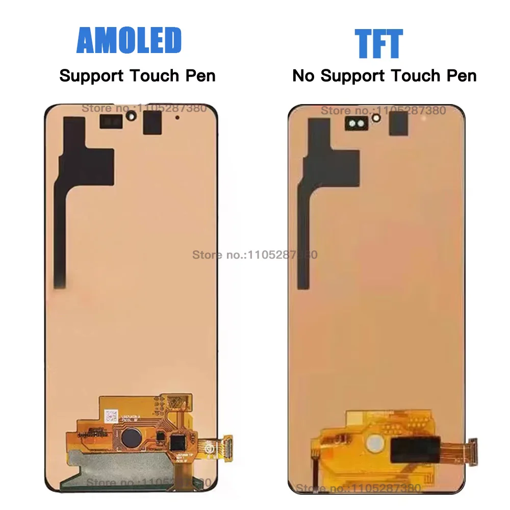 AMOLED Screen for Samsung Galaxy Note 10 Lite N770 N770F N770F/DS Lcd Display Digitizer Touch Screen with Frame Replacement