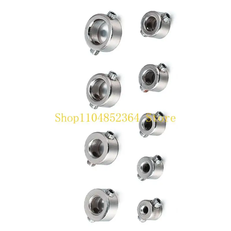 

652F 9Pieces Drill Bit Set with Depth Limiting Function for Enhanced Drilling Accuracy Steel Drill Bit Depth Stop Collar Set