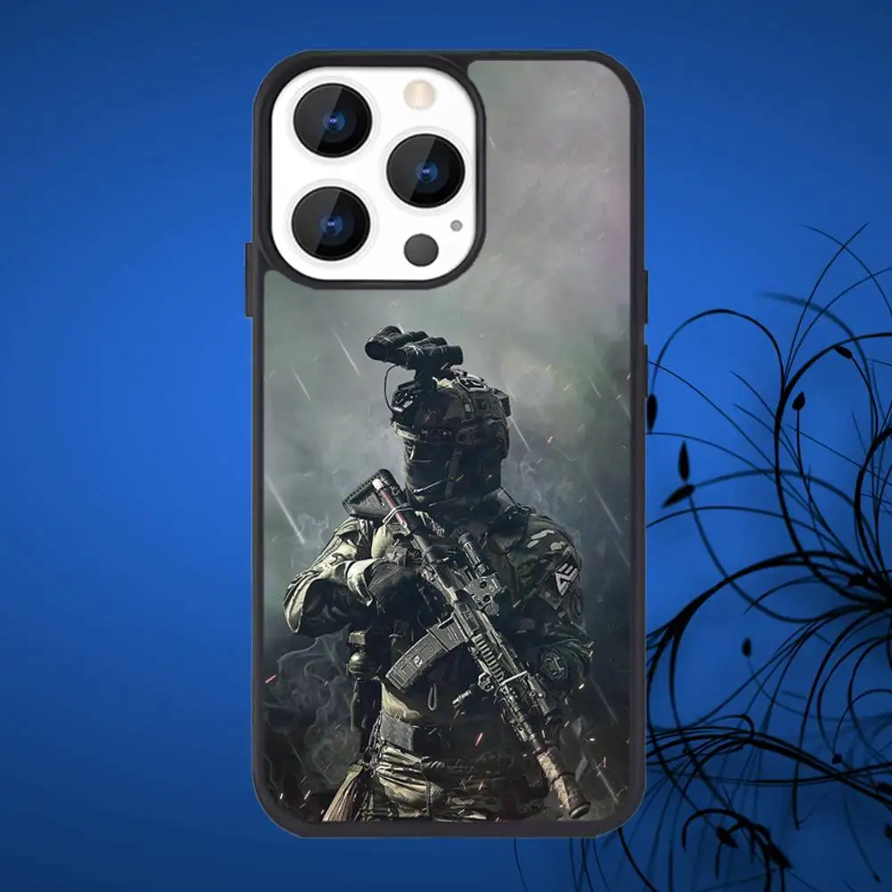 حافظة هاتف رائعة للقوات الخاصة للجيش لهواتف iPhone 17,16,15,14,13,12,11,Plus,Pro,Max Mini Magsafe شحن لاسلكي مغناطيسي