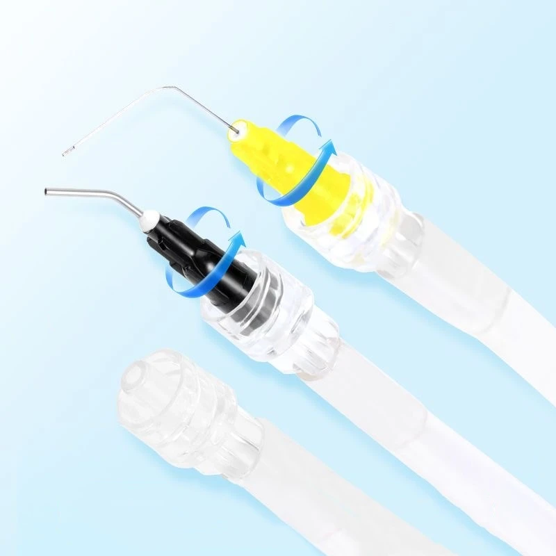 Dental Mini Saliva Ejector Aspirator Suction Bonding Tubes Tips with Syring Needle Tip Pits Fissures Dentist Supplies