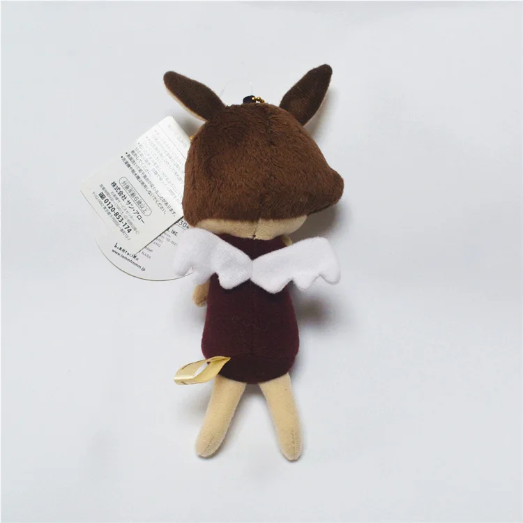 Nara Engelsflügel Gefüllte Weiche Plüschpuppe Spielzeug Exquisite Kawaii Schultasche Schlüsselanhänger Dekoration Geburtstagsgeschenke für Freundinnen