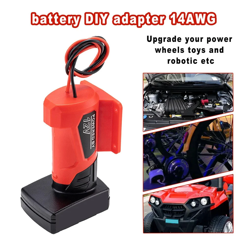 

12V Battery Adapter For 12V Battery For Robotic, DIY Rc Car And Rc Truck-AA26