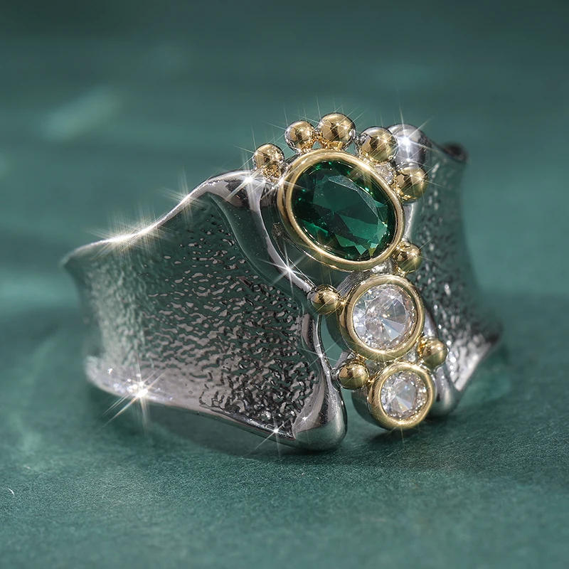 Vintage Two Color Inlaid White - Rings recension och pris