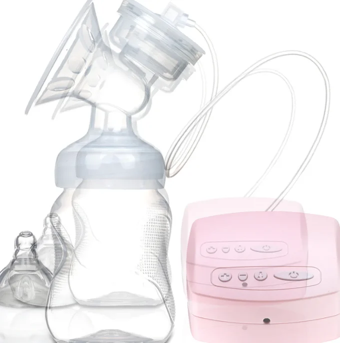 حار بيع سيليكون الحليب جامع مضخة الثدي الكهربائية مع زجاجة تستخدم في الرضاعة الطفل #2