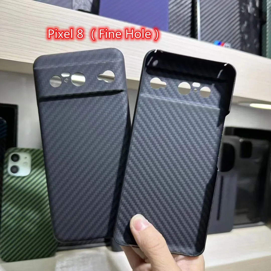 MagSafe Case Carbon Fiber Case for Google Pixel 8 Pro /Pixel 8 Aramid Fiber Phone Cover Shockproof Protective Cover