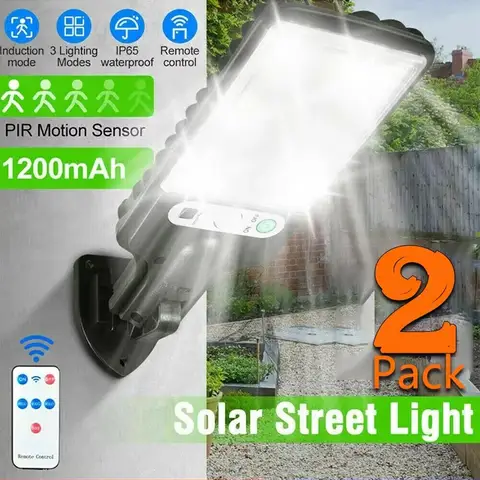 Outdoor Solar Garden Lights with Human Body Motion Sensor 3 Modes Terrace Garage Courtyard Waterproof Outdoor Solar Lamp