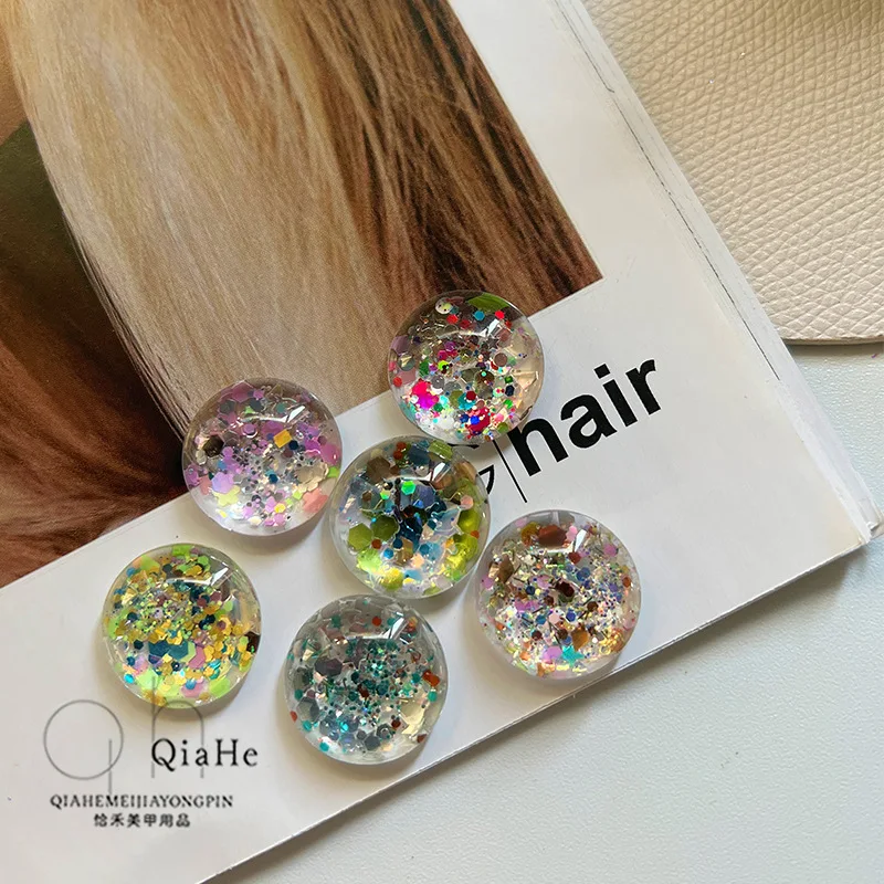 المجسم مسمار بريق فراشة نجمة مستديرة القلب تقشر مرآة الترتر gradiente حورية البحر رقيقة جدا شريحة الديكور