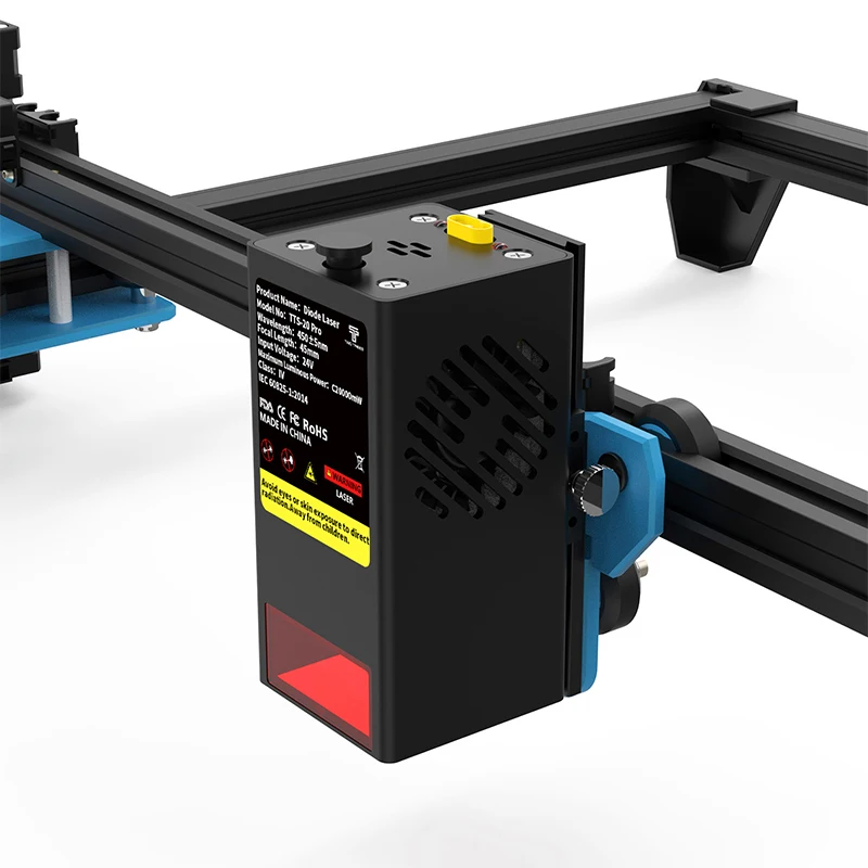 TTS-20 Pro CNC Metal Laser Engraver Support Offline Control Laser Cutter Leather Wood Acrylic Tools with Limit Switch