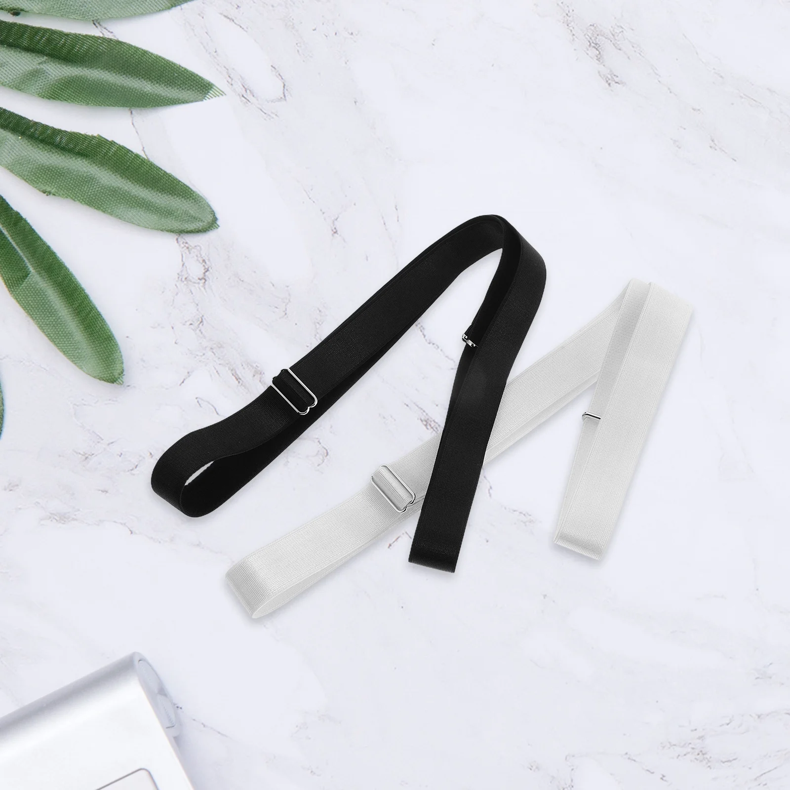 

4 pcs Adjustable Belt Men Women Non-Slip Shirt Stay Strap Wrinkle- Hugging Band Shirt Holder Belts For Business