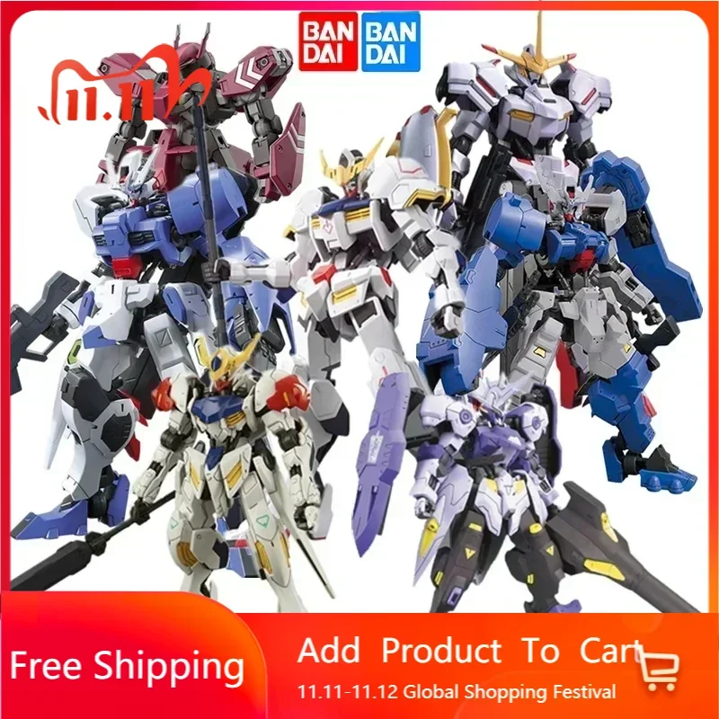

BANDAI Original Gundam HG 1/144 IBO Model Barbatos Iron Blooded Assembly Anime Action Figure Mech Product Toys Gifts Collection