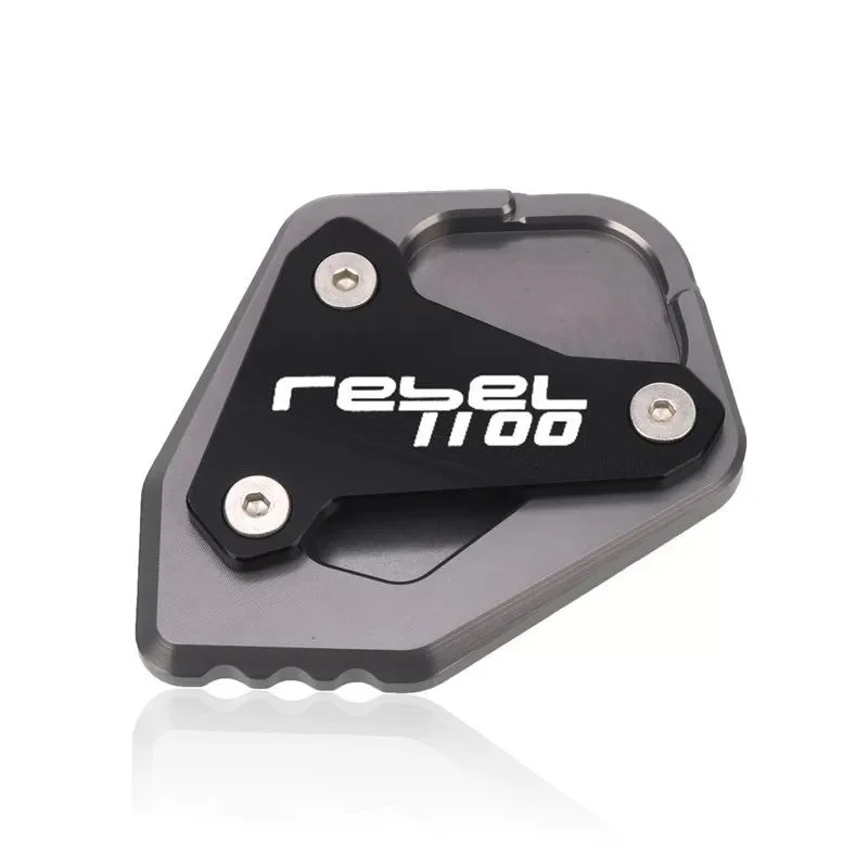 Motorcycle CNC Kickstand Foot Side Stand Extension Pad Support Plate Enlarge Stand For HONDA REBEL CMX1100  rebel1100  2020-202 view 6