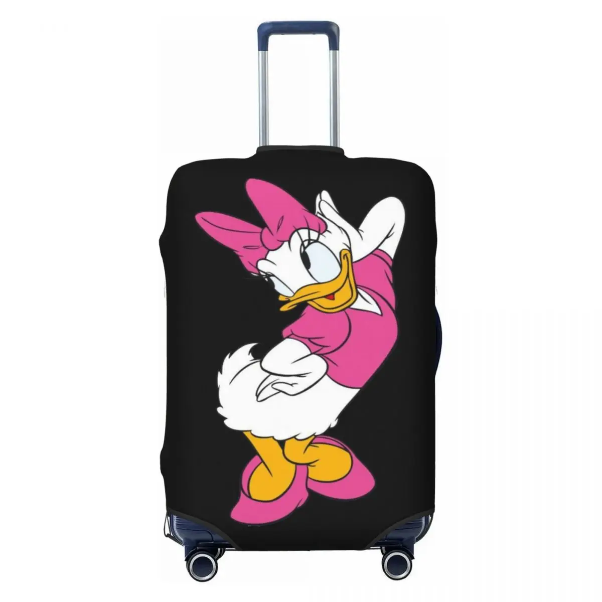 

Custom Funny Donalds Anime Ducks Daisy Duck Luggage Cover Protector Dust Proof Travel Suitcase Covers