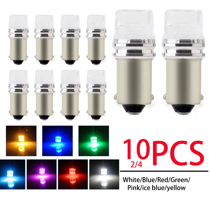 

1895 LED Light Bulbs BA9S 53 57 Miniature Bayonet Bulb 64111 1891 Interior Led Light 12 Volt DC License Plate Trunk Light