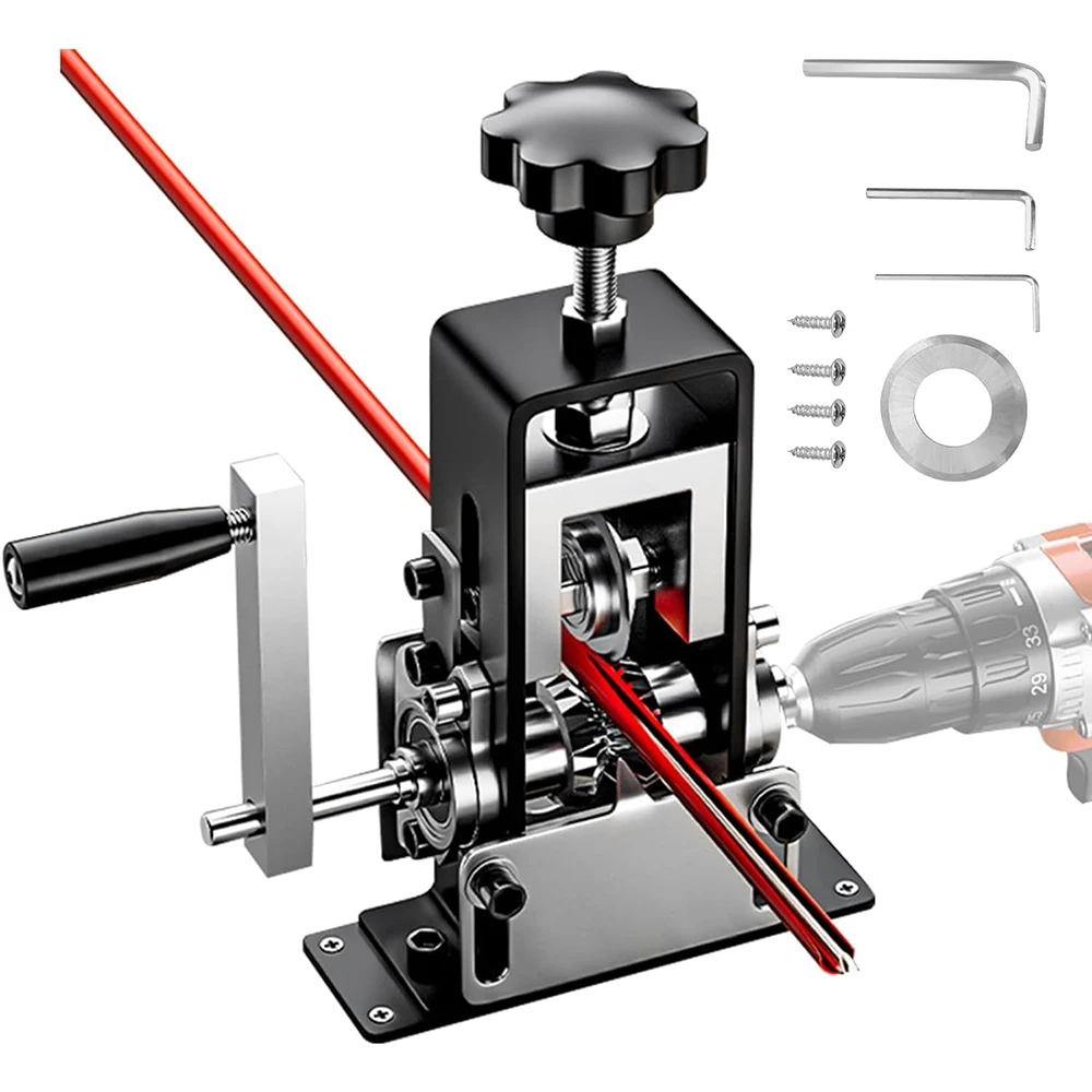 Manual Wire Stripper Machine Scrap Copper Wire Stripping Machine Drill Powered Copper Wire Peeler Machine Portable Wire Peeler