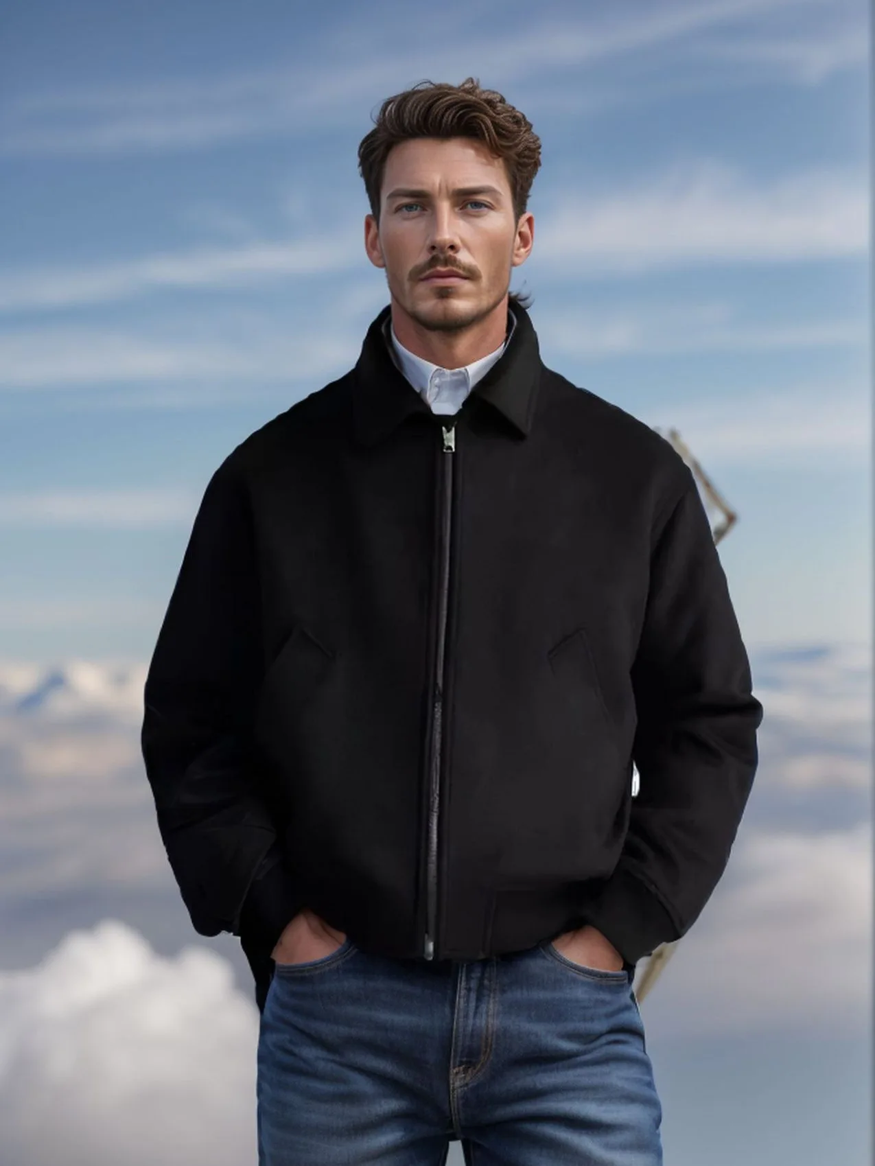 

Wool Blend Jacket Man Brown Mens Olive Green Army Military Combat Warfare Battle Fight Attack Defense Protection Security Guard