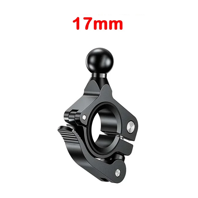 17mm Ball Head Adapter Clip Rearview Mirror Mount for GoPro 10 9 8 DJI 4K Camera Car Auto Mounting Bracket To Double Socket Arm