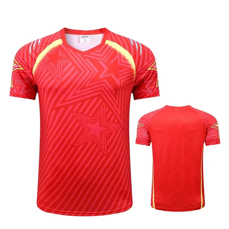 China Dragon Table Tennis Printed T-Shirt For Men Women Clothing Fashion Badminton Sports T-shirt Ping Pong Jersey Fitness Shirt - view 5