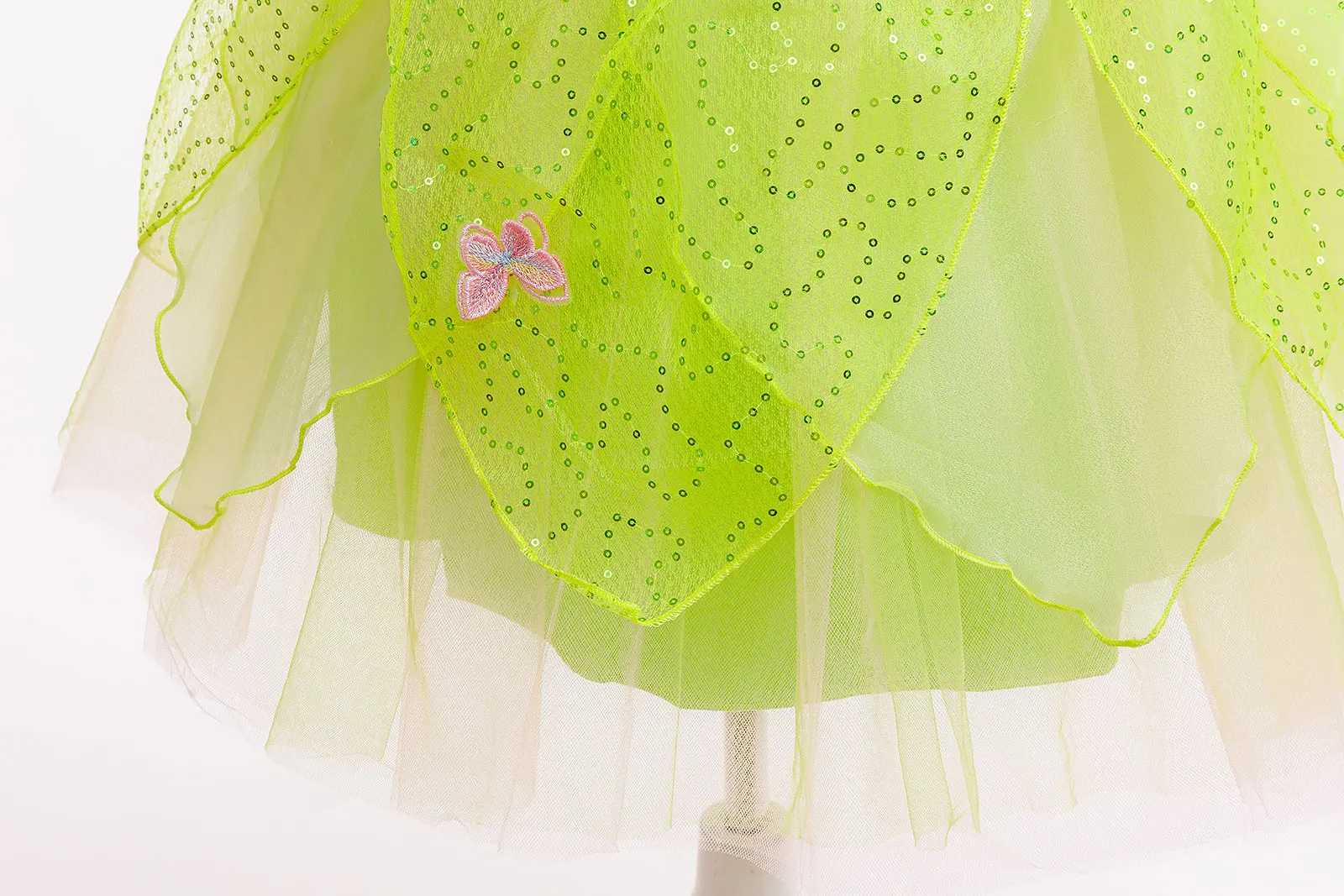 3-8 Jahre Mädchen Schmetterlings-Inspiriertes Elfen-Prinzessinnenkleid Kinder Feen-Cosplay-Kostüm Kinder Pixie-Elfen-Halloween-Karnevalskleidung – Detail 6