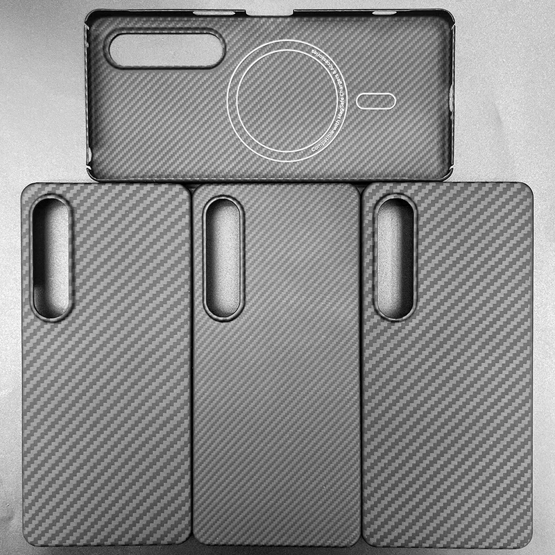 

Magnetic For Sony Xperia 1 VI Genuine Carbon Fabric Aramid Fiber Ultra Lightweight Protective Cover
