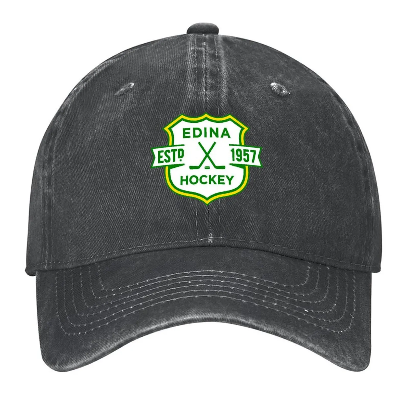 

EDINA Hockey banner style Baseball Cap Hat Beach Hat Baseball Cap derby hat New Women's Hats For The Sun Men's