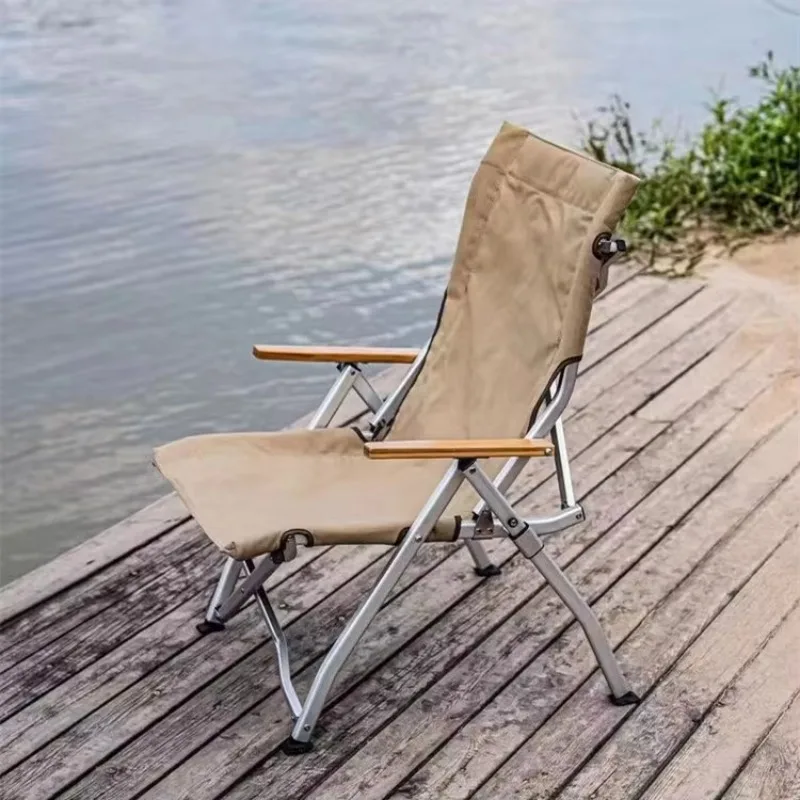 High Quality Outdoor Furniture Portable Adjustable Lightweight Folding Beach Camping Fishing Chair