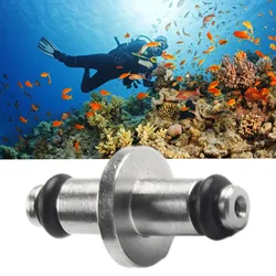 1pc Scuba Diving High Tube Pressure T End Air Spool With O-Ring For SPG Swivel Standard High Pressure Hoses Diving Accessories