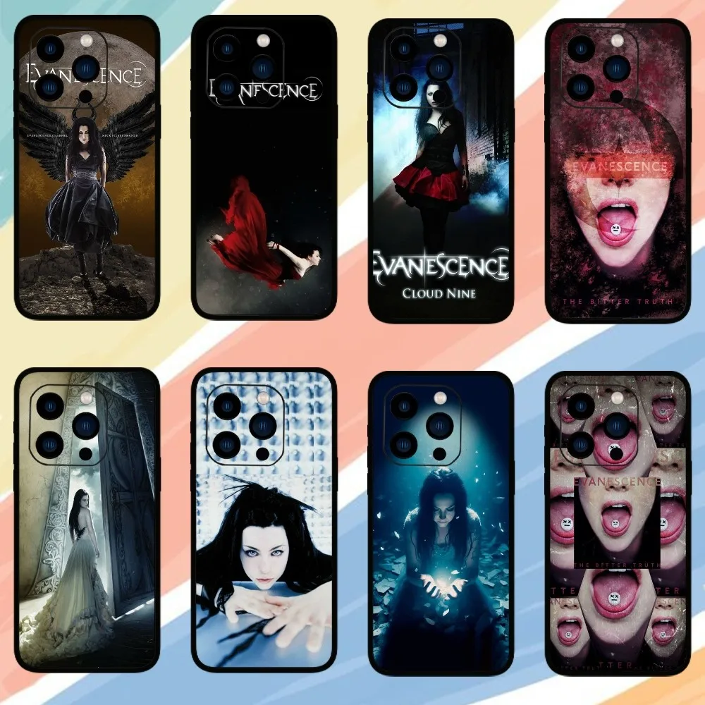 E-Evanescence A-Amy L-Lee Phone Case For iPhone 15 14 13 12 11 Pro Max mini XS XR X 8 Plus SE Cover