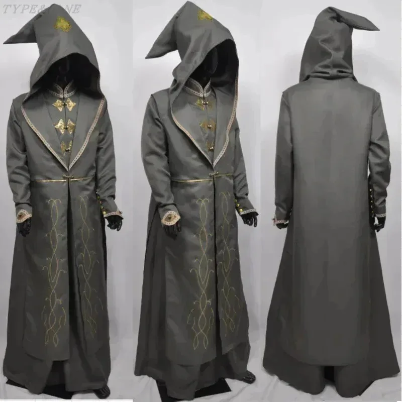 

Высококачественный костюм Хэллоуина Поттера Дамблдора Cos Albus Anime Principal Wizardry yy4g.