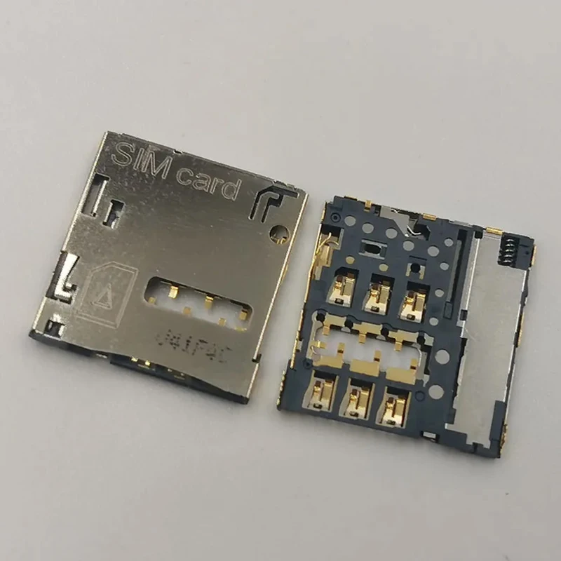 1Pcs Sim Card Reader Slot Tray Holder Connector Socket For Huawei Honor 6 G660 H60-L01 Mate1 MT1 Mate2 MT2 Mate 2 1 MT2-C00 Plug