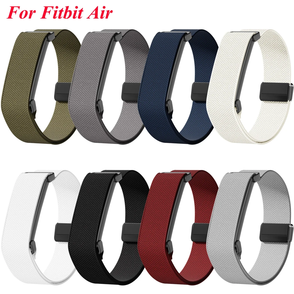 Nylon-Magnetarmband für Google Fitbit Air, elastisches, dehnbares Sportarmband für Fitbit Air Watch-Armband