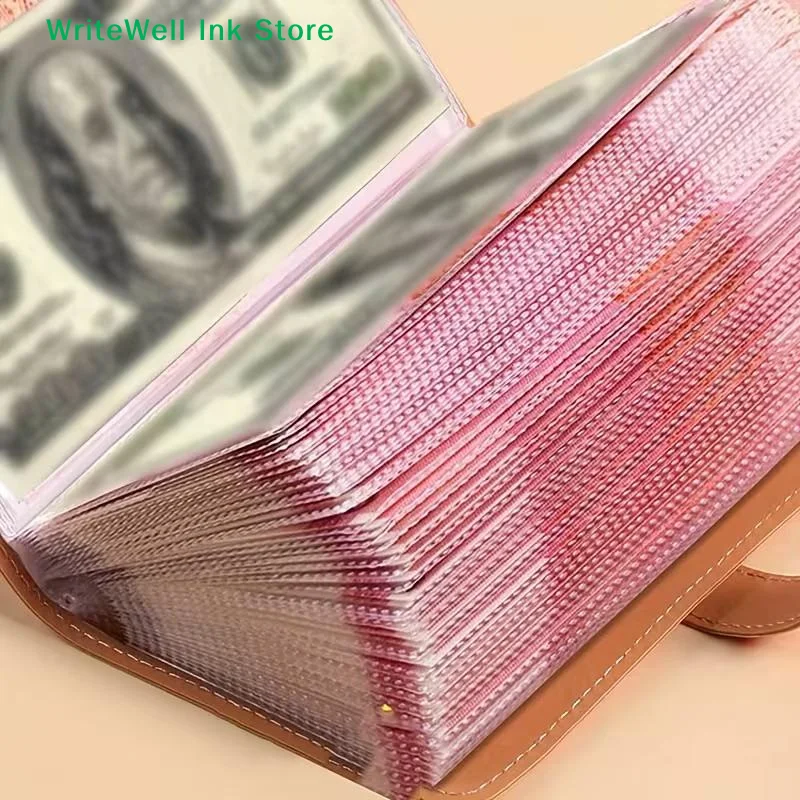 

Портативная система для хранения денег A6 с 12 карманами на молнии для ежедневного учета счетов и экономии расходов