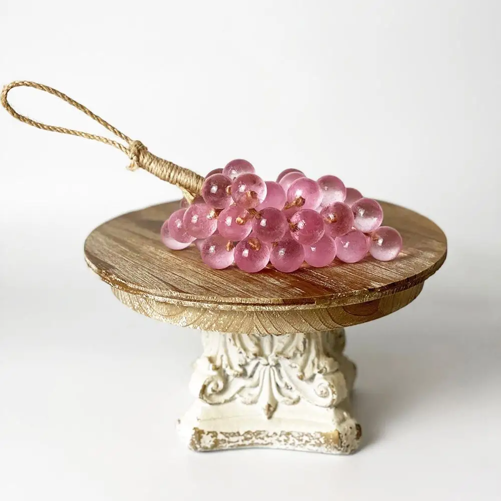 Crystal Grape Shape Soap Handmade Moisturizing Cleansing Grape Soap Lasting Fragrance Washroom  Hang Decor Gift