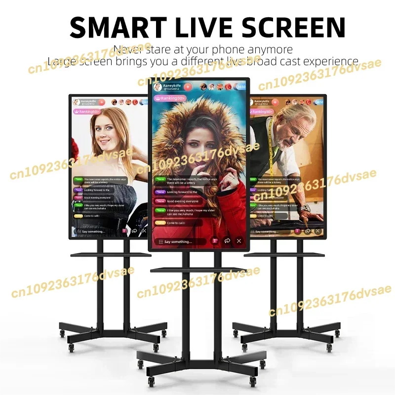 Peralatan Streaming Langsung Cerdas Prosesor Berenergi Tinggi Teleprompter Lampu Video Siaran Kamera Hd Tiktok BARU