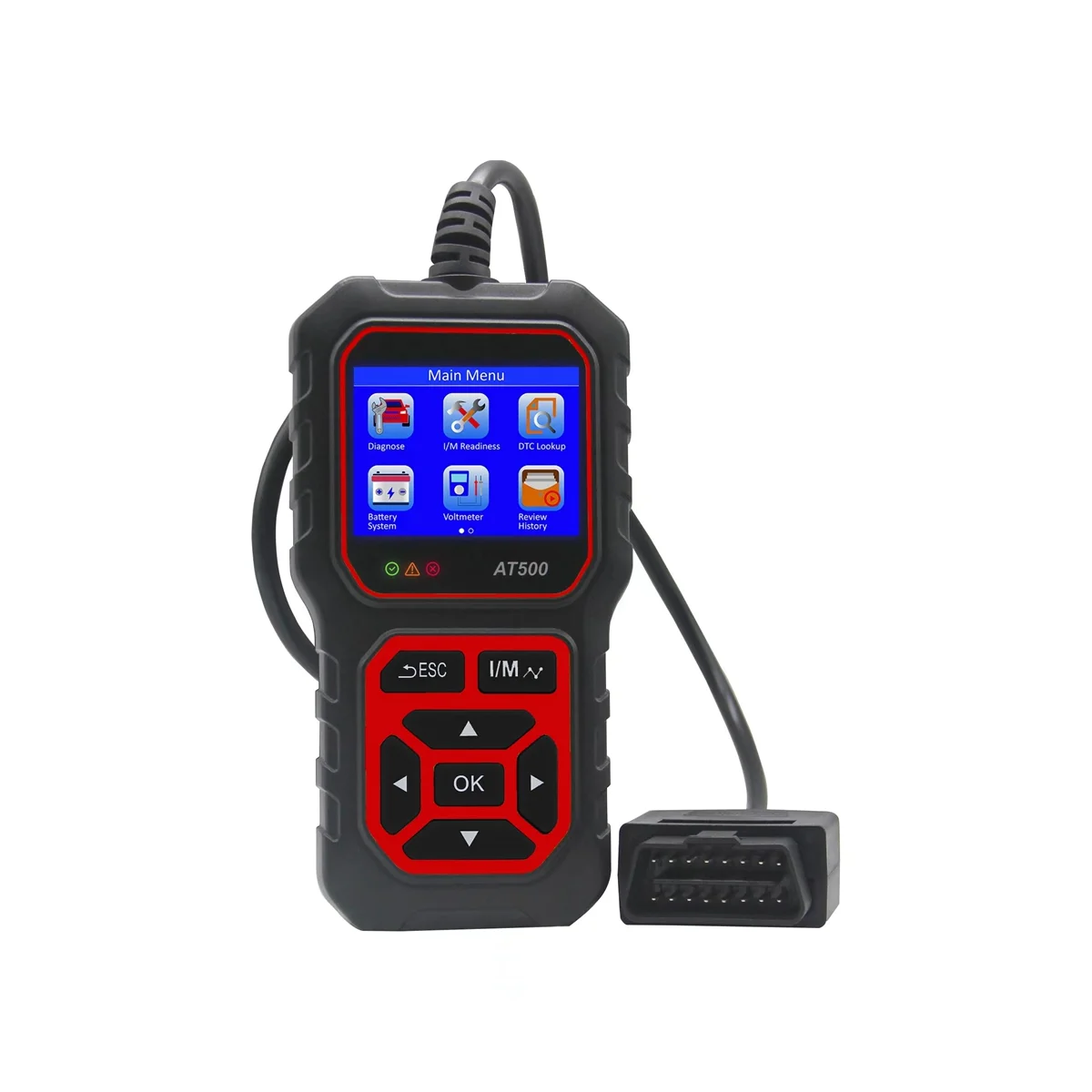 

OBD2 Scanner, AT500 OBD2 Scanner Diagnostic Tool Car Engine Fault Code Reader & Erase Check Engine Light Car Scan Tools