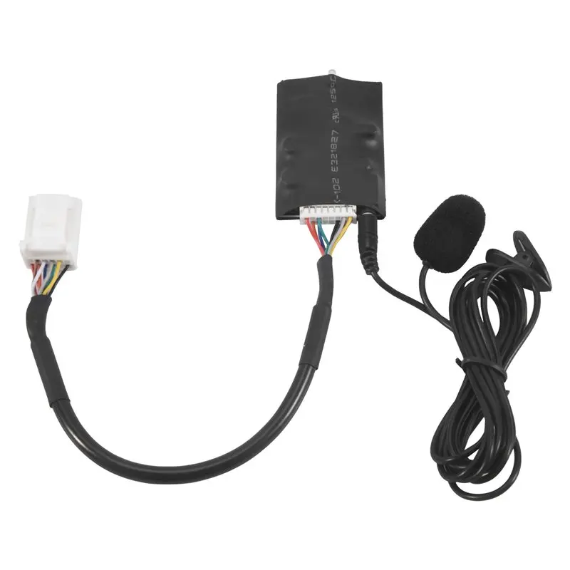 AEA7-Car Radio Audio Adapter Bluetooth AUX Cable Microphone Handsfree Music Interface Disc Box For Toyota Camry Corolla RAV4 - view 4