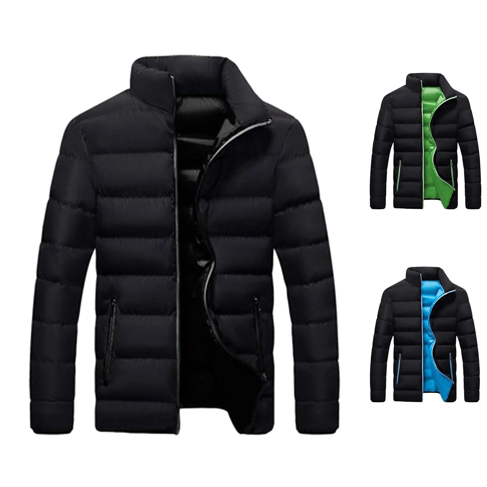 Autumn Winter Cold Jacket For Men Thermal Coat Light  Jackets Outwear Man Fashion Casual Windbreaker Male Clothes Thickened coat