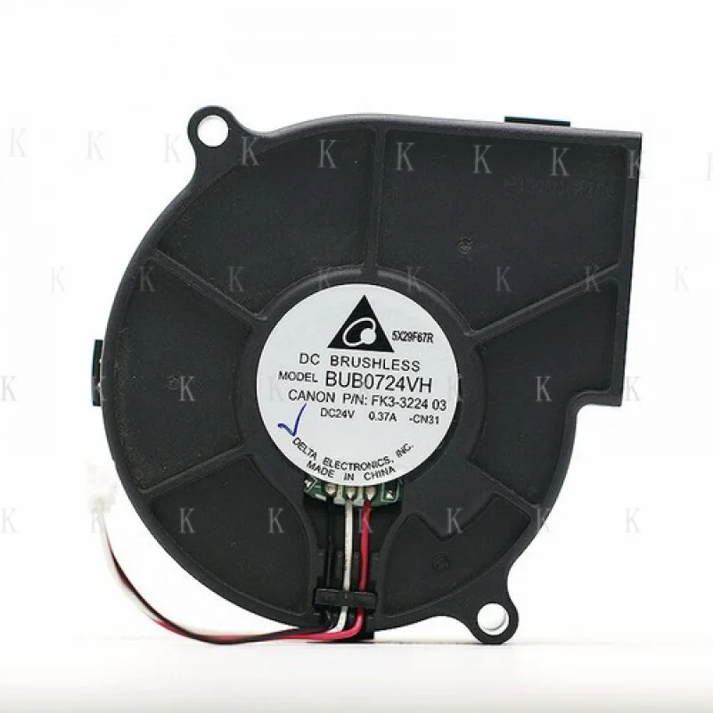 

C 1pcs FOR DELTA BUB0724VH 7530 24V 0.37A 7cm centrifugal turbine cooling fan