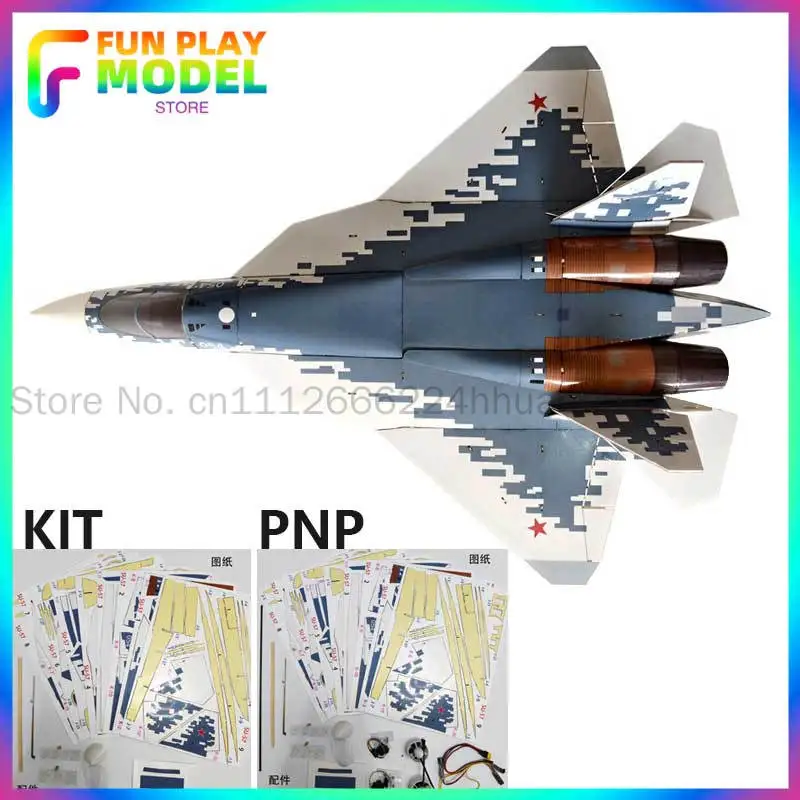 

Zhiyuan Weihang Su 57 Dual 30 Ducted Fan Rc Assembly Fixed Wing Scale Model Airplane Desktop Ornament For Adult Hobby Collectors