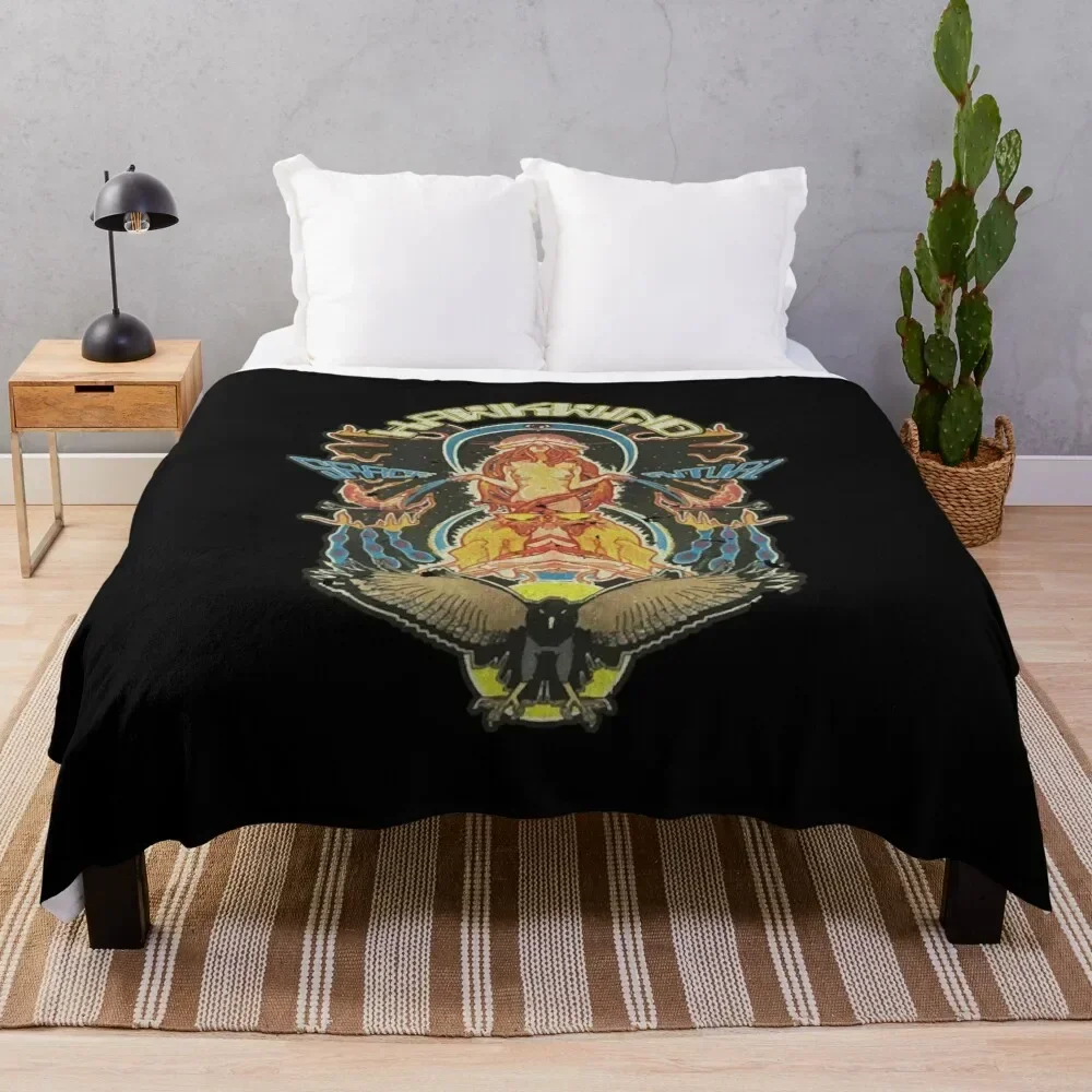 Space Ritual 1973 Throw Blanket Bed covers Hairy Blankets