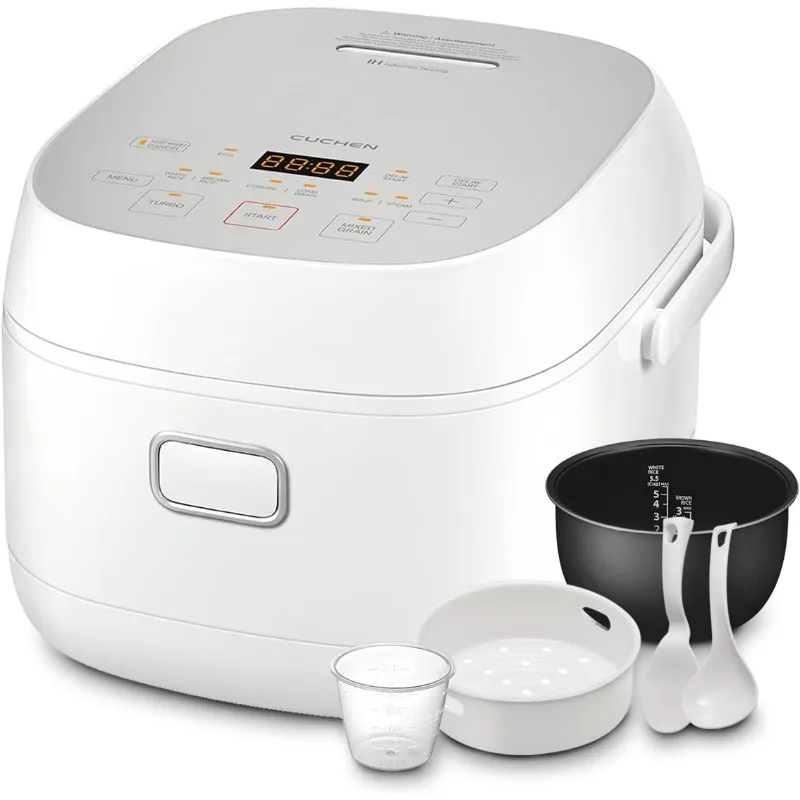 [CUCHEN] Olla arrocera con calefacción por inducción IH/Micom 5,5 tazas/especializada para arroz jazmín, arroz Basmati, arroz de calosa