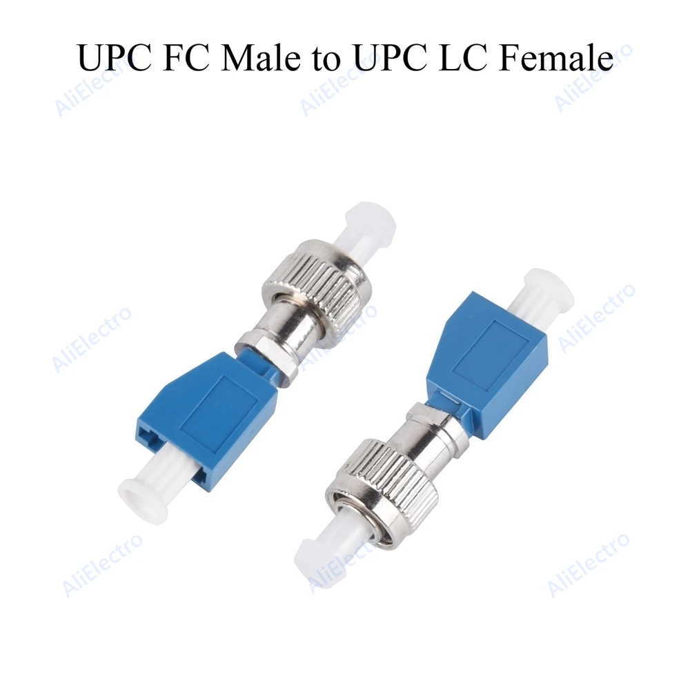 40pcs Fiber Optic Adapter APC/UPC FC/LC/SC/ST Male/Female to UPC LC/SC/FC/ST Female Hybrid Connector Single-mode Converter