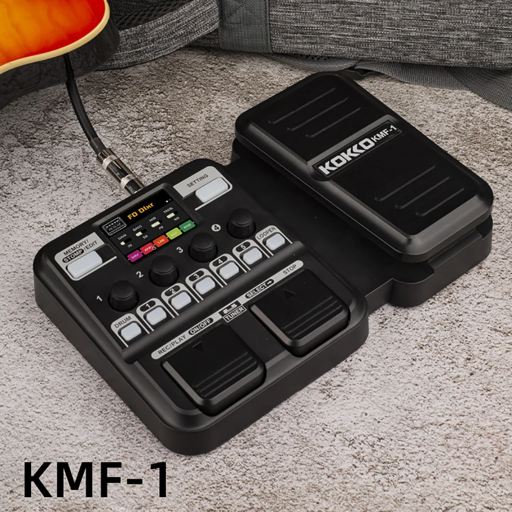 

Guitar Amplifier Multi-Effects Processor with 40+ Built-in Effects LOOP Effector Music Ambience Multi Mode Pedal Accessories