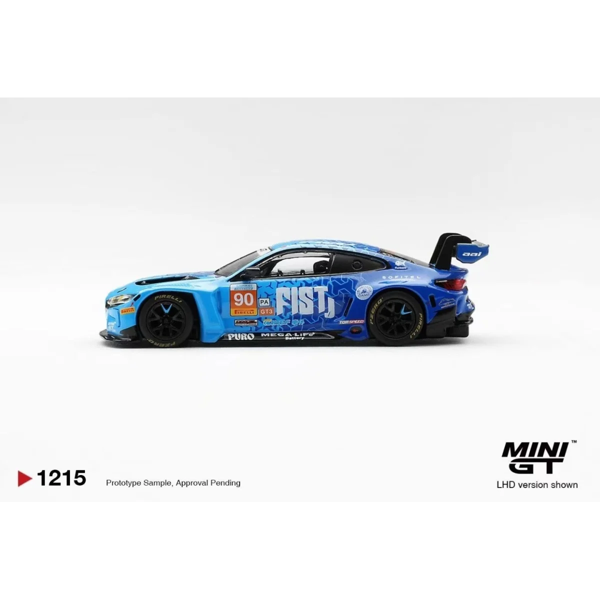 MINI GT 1:64 BMW M4 GT3 EVO #90 FIST Team AAI 2025 China GT Alloy