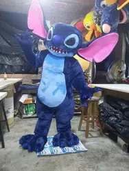 2028 New High Quality Blue Lilo & Stitch Cartoon character Mascot Costume Advertising Fancy Dress Animal carnival