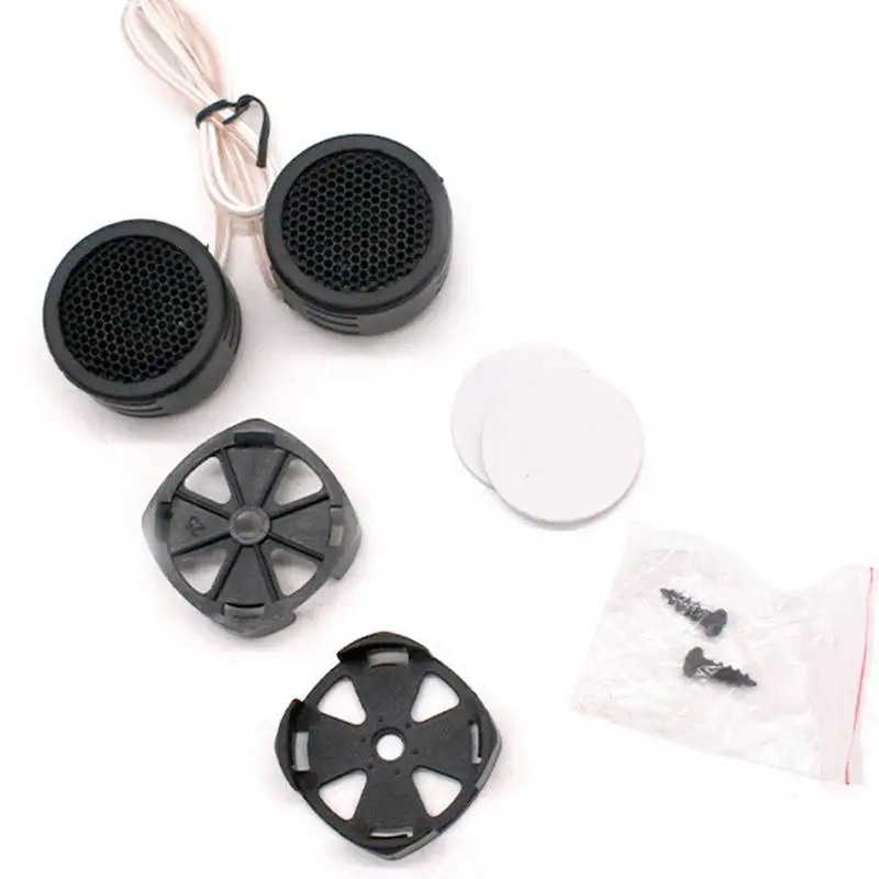 Truck Speakers 500W Dome Mini High-Efficiency Speakers Tweeter Car Parts Loudspeaker Horn 2Pcs Black For Great Musical